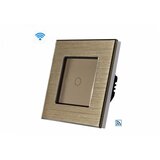 Wise wifi pametni prekidač, 1 taster, aluminijumski panel krem | ePonuda.com