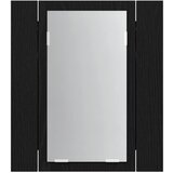 LED kupaonski ormarić s ogledalom crni hrast 40x12x45 cm inženjerski drvo | shoptok.hr