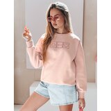 DStreet Bluza damska oversize z haftem EASYJOY różowa | Shoptok.si
