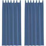 vidaXL Voile zavjese s petljama 2 kom. kraljevsko plave 140x260 cm - Kraljevski plava 140 x 260 cm 1 s petljama | shoptok.hr