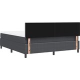  s opruga kutije Tamno siva i bijela 180 x 200 cm | shoptok.hr