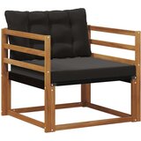  Set vanjskih sofa Čvrsto drvo akacije i Textilene Prirodna | shoptok.hr