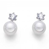  Ženske oliver weber focus pearl mindjuŠe sa swarovski belom perlom i kristalom ( 22925r ) Cene