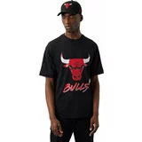 Chicago Bulls Majica NBA Script Mesh T-shirt Black/Red L