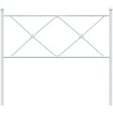  Metalno uzglavlje bijelo 100 cm | shoptok.hr