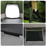 Instant šator s pohranom Zelena 280 x 280 x 160 cm Čelik | shoptok.hr