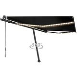  Avtomatska tenda LED + senzor 400x300 cm antracitna, (20728752) Cene