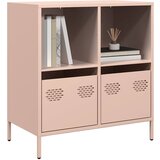 vidaXL Komoda roza 68x39x73,5 cm hladno valjano jeklo | Shoptok.si