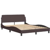  Posteljni okvir brez vzmetnice temno rjav 120x200 cm blago, (21792180) | Shoptok.si