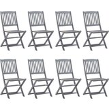  9-dijelni vrtni blagovaonski set masivno bagremovo drvo sivi | shoptok.hr