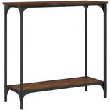  Konzolni stol smeđa boja hrasta 75x30 5x75 cm konstruirano drvo | shoptok.hr