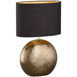 Fischer & Honsel Crna/u brončanoj boji stolna lampa keramička s tekstilnim sjenilom (visina 53 cm) Foro – | shoptok.hr