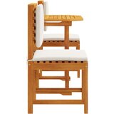 3-delni vrtnarski bistro set z blazinami iz trdnega akacijevega lesa, (22015980) | Shoptok.si