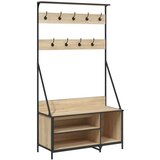 Maison Chic Regal za oblačila s prostorom za čevlje - Polica za čevlje son. hrast 100x41x184cm, (21776226) | Shoptok.si