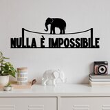 Wallity zidna dekoracija Nulla E Impossible 1, 60x20cm, Crna | ePonuda.com