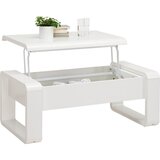 XORA klubska miza, bela, visoki sijaj | Shoptok.si