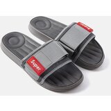  Gray men's adjustable hook-and-loop sandals Alley | Eponuda.ba
