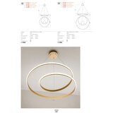  Redo 01-1793 - LED prigušiva luster na sajli TORSION LED/29W/230V bela | Eponuda.com