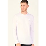Dewberry T8588 BIKE COLLAR MEN'S SWEATSHIRT-WHITE | ePonuda.com