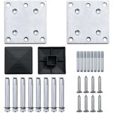  Komplet ograjnih panelov rjav 872x186 WPC | Shoptok.si