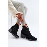 S. BARSKI Suede Cowboy Boots with Zip D&A | ePonuda.com