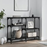 vidaXL Konzolni stol crni 102 x 29 x 75 cm od konstruiranog drva Cijene
