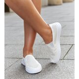 Gemre Beige slip-on perforated sneakers Dafina | Shoptok.si
