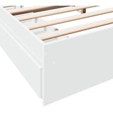  Okvir kreveta s ladicama bez madraca bijeli 200x200 cm | Eponuda.com