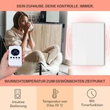 Klarstein Wonderwall Air 120, infracrvena grijalica, 100x 120 cm, 1200 W, zidna montaža, daljinski upravljač, bijela | shoptok.hr
