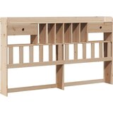 vidaXL Krevet s regalom za knjige bez madraca 180x200 cm od borovine | shoptok.hr