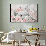  Slika - Gallop Among the Roses (1 Part) Wide 120x80 U crnom drvenom okviru | shoptok.hr