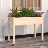  Sadilica s kotačima i oblogom 118x59x80 cm od masivne jelovine | shoptok.hr