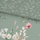 Esposa OBOJESTRANSKA POSTELJNINA 140/200 cm flanela zelena | Shoptok.si