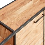 MID.YOU ŠIROKA KOMODA, črna, barve medu | Shoptok.si