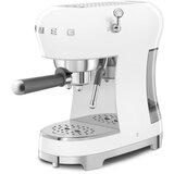 Smeg ECF02WHEU Espresso aparat za kavu u stilu 50-ih, bijeli, rucka za filter | shoptok.hr