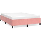  Okvir za krevet bez madraca ružičasti 140 x 190 cm baršunasti | shoptok.hr