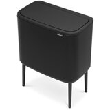 Brabantia Mat crna željezna kanta za smeće za odvojeni otpad/na dodir 33 l Bo Touch Bin – | shoptok.hr
