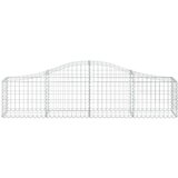  Lučne gabionske košare 8 kom 200x30x40/60 cm pocinčano željezo | shoptok.hr