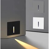  Emithor 70431 - LED svetlo za stepenište LINE LED/1W/230V 4000K crna | Eponuda.com