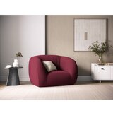 Cosmopolitan Design Bordo rdeč fotelj iz tkanine bouclé Essen – | Shoptok.si