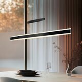  Mat črna LED viseča svetilka s kovinskim senčilom Arcola – | Shoptok.si