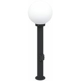 vidaXL Stupić s utičnicom 80 cm Crna IP44 | shoptok.hr