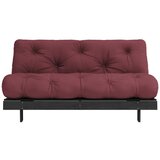 Karup Design Bordo rdeča raztegljiva sedežna garnitura 160 cm Roots Black Night – | Shoptok.si