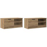  2-dijelni TV ormarić Artisan hrast 80x35x36,5 cm izrađeno drvo | shoptok.hr