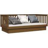 Dnevna postelja medeno rjava 90x200 cm trdna borovina, (20724518) | Shoptok.si