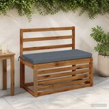  Jastučići za klupe - 2 dijela SOEST 2 kom. 100% poliester Plava - Plava 60 x 40 x 5 cm Melange | shoptok.hr