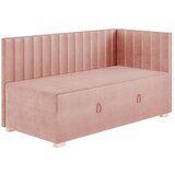 Ghado Roza kutni dječji krevet s prostorom za odlaganje s madracem 90x200 cm Snugi - | shoptok.hr