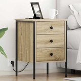  Noćni ormar Sonoma hrast 42 x 41 x 61 cm Konstruirano drvo | shoptok.hr