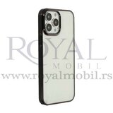  futrola pvc sa niklovanim obodom za iphone 14 plus (6.7) crna Cene