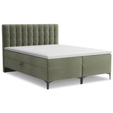 Makamii Zeleni boxspring krevet s prostorom za odlaganje 180x200 cm Puhala – | shoptok.hr